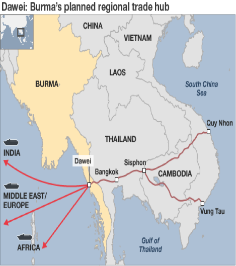 Myanmar Map